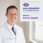 Professor Siebold hält interessanten Vortrag auf der 39. Fachtagung der AGA in Wien 2022