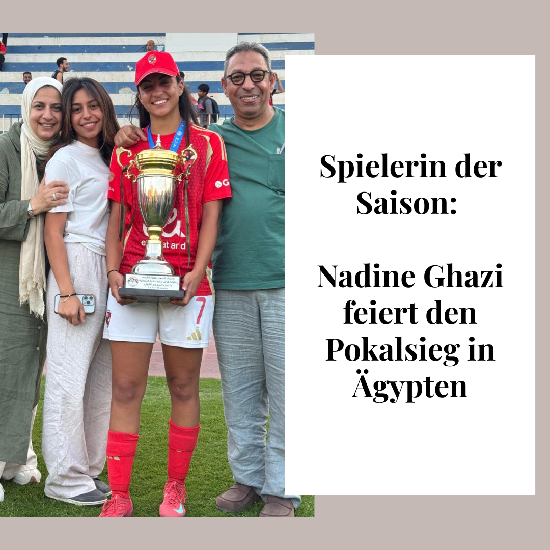 Patientenstory Update 2025: Erfolgreiche Rückkehr von Nadine Ghazi – Pokalsieg mit dem Al Ahly FC