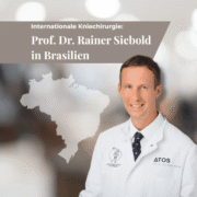 Prof. Dr. Siebold abgebildet und Brasilien Karte