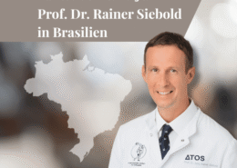 Prof. Dr. Siebold abgebildet und Brasilien Karte