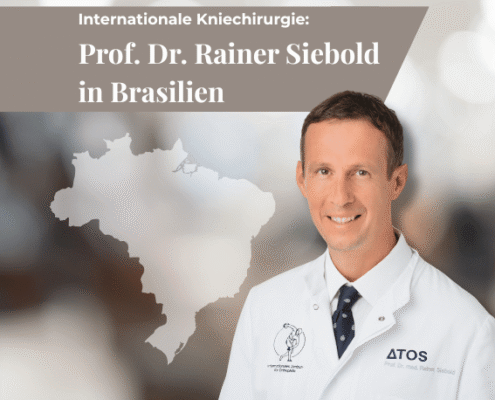 Prof. Dr. Siebold abgebildet und Brasilien Karte