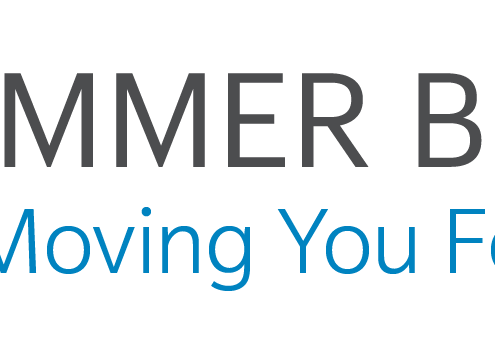 ZB Horizontal Moving You Forward Blue TM - Blue Tagline Logo Zimmer Biomet