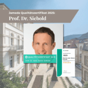 Qualitätszertifikat Jameda für Prof. Dr. Siebold