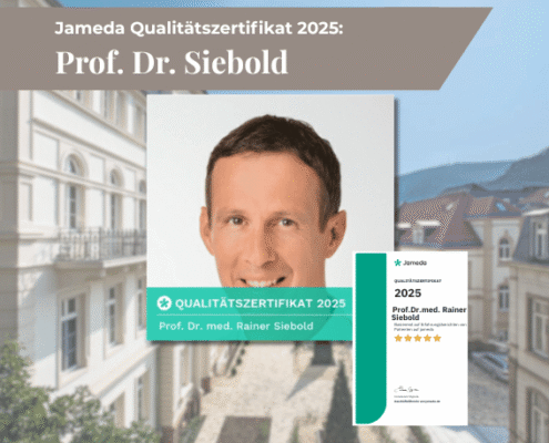 Qualitätszertifikat Jameda für Prof. Dr. Siebold