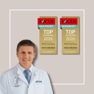Prof. Dr. med. Fritz Thorey ist 2026 in der FOCUS-Ärzteliste als Top‑Mediziner für Hüft- und Kniechirurgie in Heidelberg empfohlen.