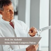 Prof. Dr. Rainer Siebold ist eingeladener Referent beim 11th Hellenic Congress of Arthroscopic Surgery 2026 in Patras. Er hält Fachvorträge zur Meniskuschirurgie und zur Anatomie des Außenmeniskus.