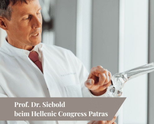 Prof. Dr. Rainer Siebold ist eingeladener Referent beim 11th Hellenic Congress of Arthroscopic Surgery 2026 in Patras. Er hält Fachvorträge zur Meniskuschirurgie und zur Anatomie des Außenmeniskus.