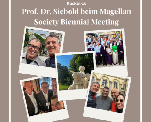 Prof. Dr. Rainer Siebold, General Secretary der Magellan Society, blickt zurück auf das Biennial Meeting 2026 in Wien – drei Tage internationaler Fachaustausch zu Knie, Hüfte und Schulter mit rund 70 Mitgliedern aus aller Welt.