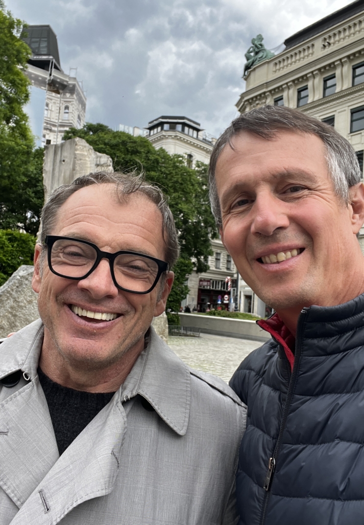 Prof. Dr. Christian Fink und Prof. Dr. Siebold
