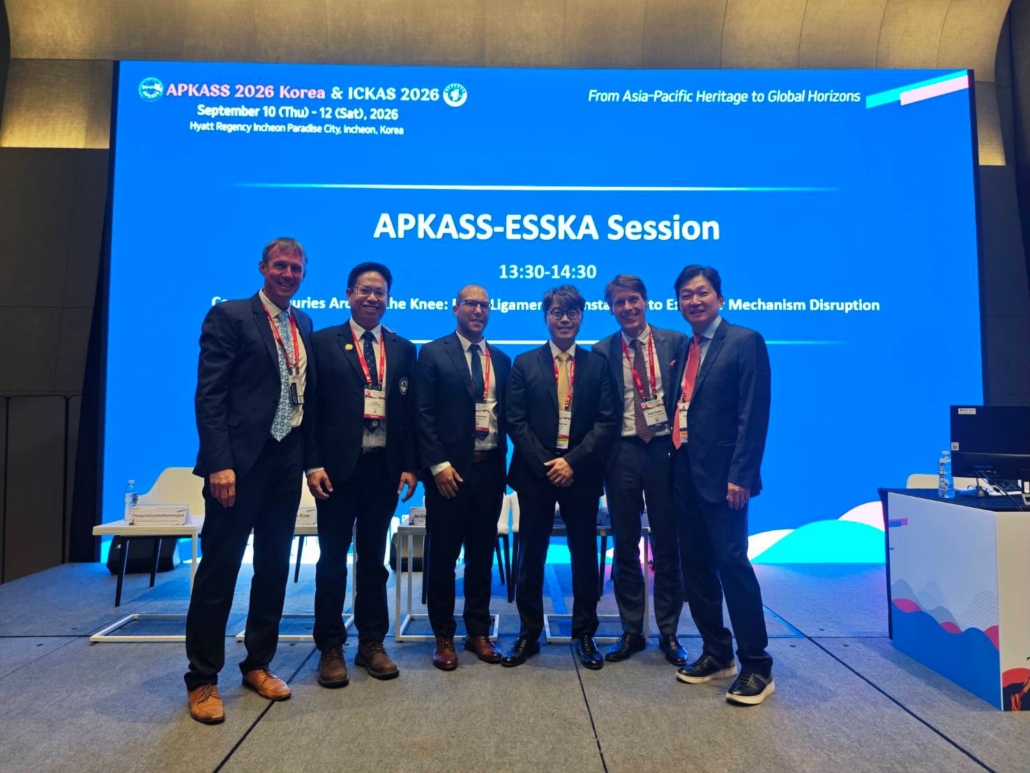 Prof. Dr. Rainer Siebold mit Kolleginnen und Kollegen beim APKASS 2026 Korea in Incheon