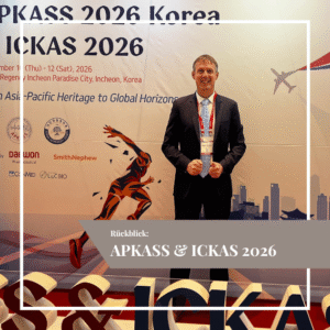 Rückblick auf den APKASS 2026 Korea: Prof. Dr. Rainer Siebold hielt zwei Fachvorträge zur Kniechirurgie in Incheon.