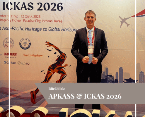 Rückblick auf den APKASS 2026 Korea: Prof. Dr. Rainer Siebold hielt zwei Fachvorträge zur Kniechirurgie in Incheon.